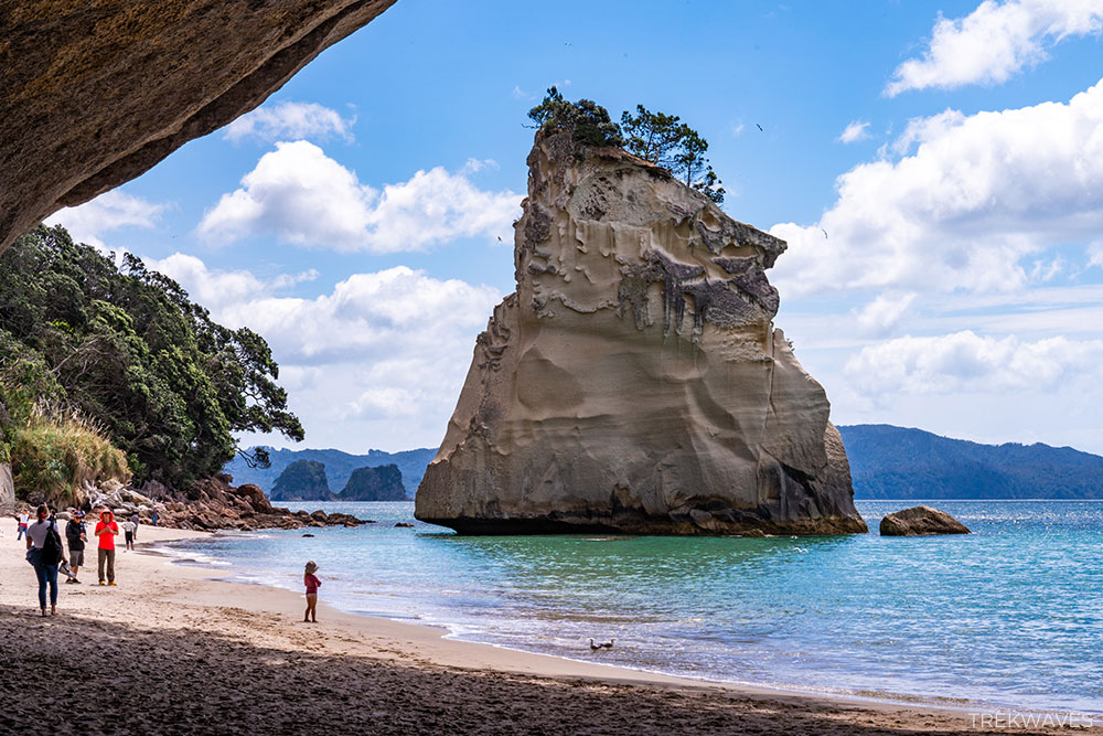 te hoho rock cathedral cove hahei coromandel nz