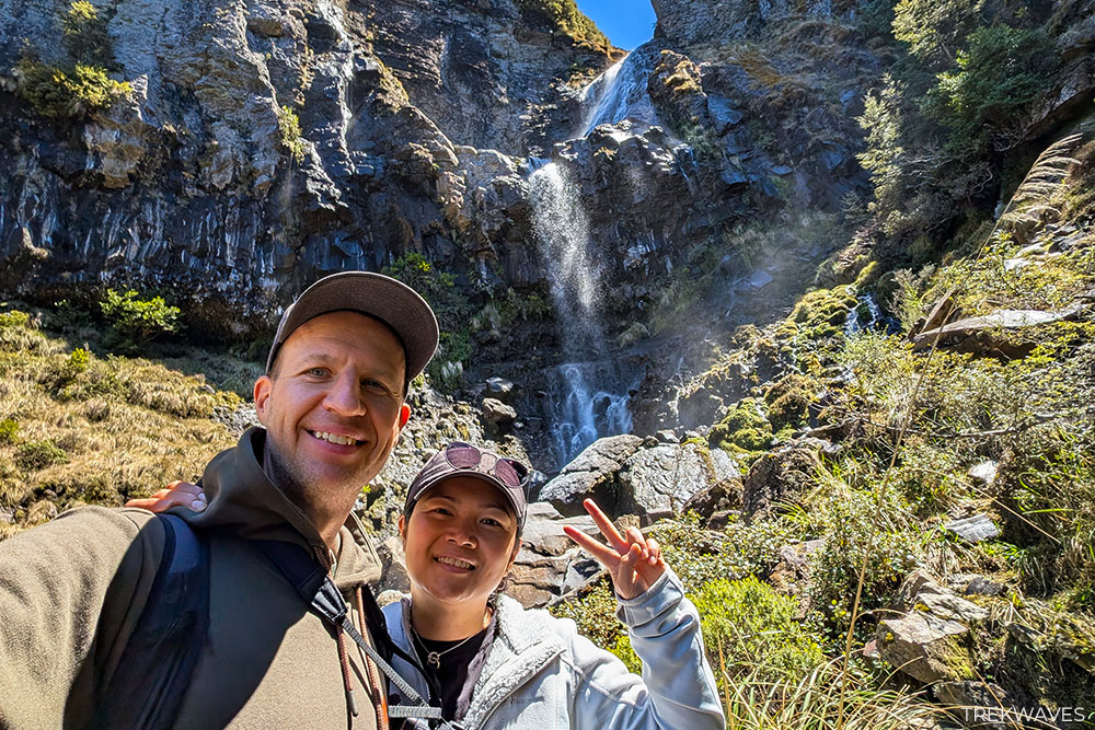 waitonga falls base tongariro new zealand