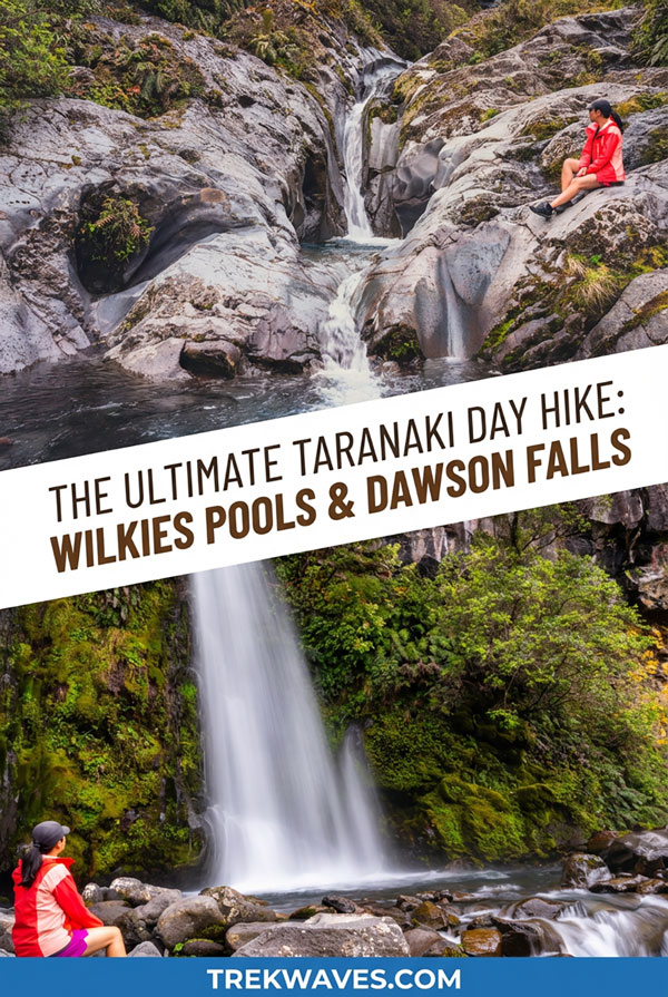 wilkies pools to dawson falls hike in taranaki
