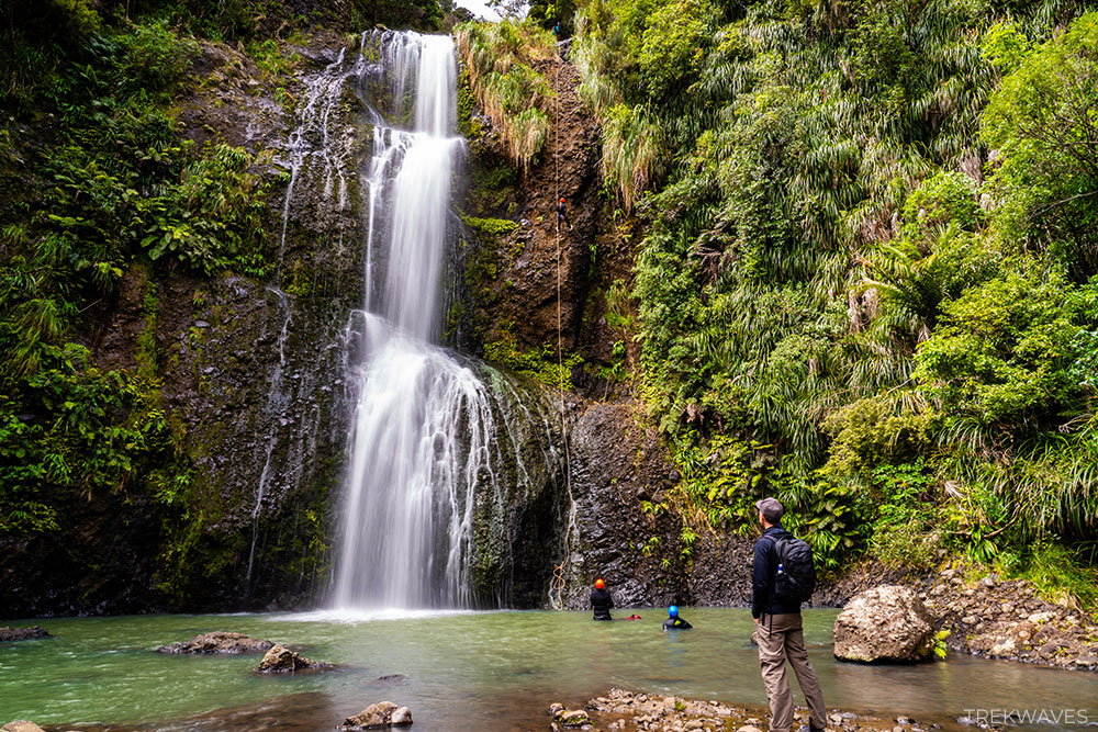 kitekite falls waitakere ranges new zealand