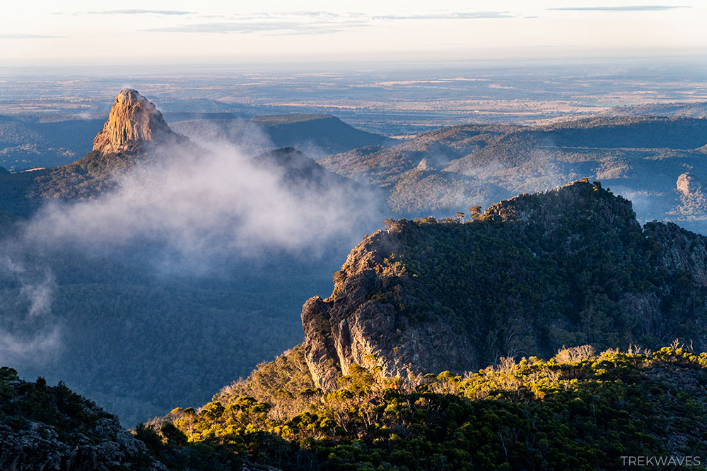 bluff mountain summit view warrumbungle national park